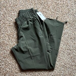 Apana Olive Green Active Jogger Pants